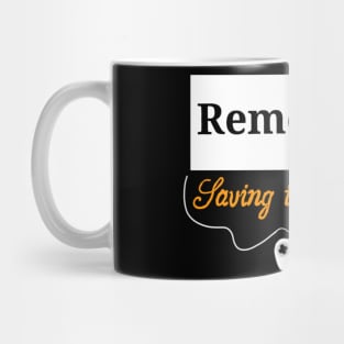 Saving is progressing! Mug